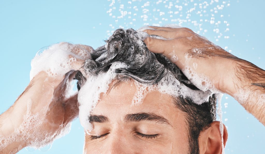 Washing your hair in the shower is like cleaning carpet