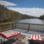 Upholstery cleaning doesn't have to be confined to indoor furniture. This patio furniture features pristine cushions ready for a new season at the lake. Quest Floor Care can preserve indoor and outdoor upholstery at lake houses around Smith Mountain Lake and Claytor Lake. Photo credit: Vacation Rentals Smith Mountain Lake dot com