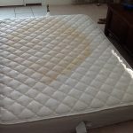 This mattress has one large stain covering most of the surface. Quest Floor Care is prepper to deep clean and sanitize the mattress at this Salem, VA home.