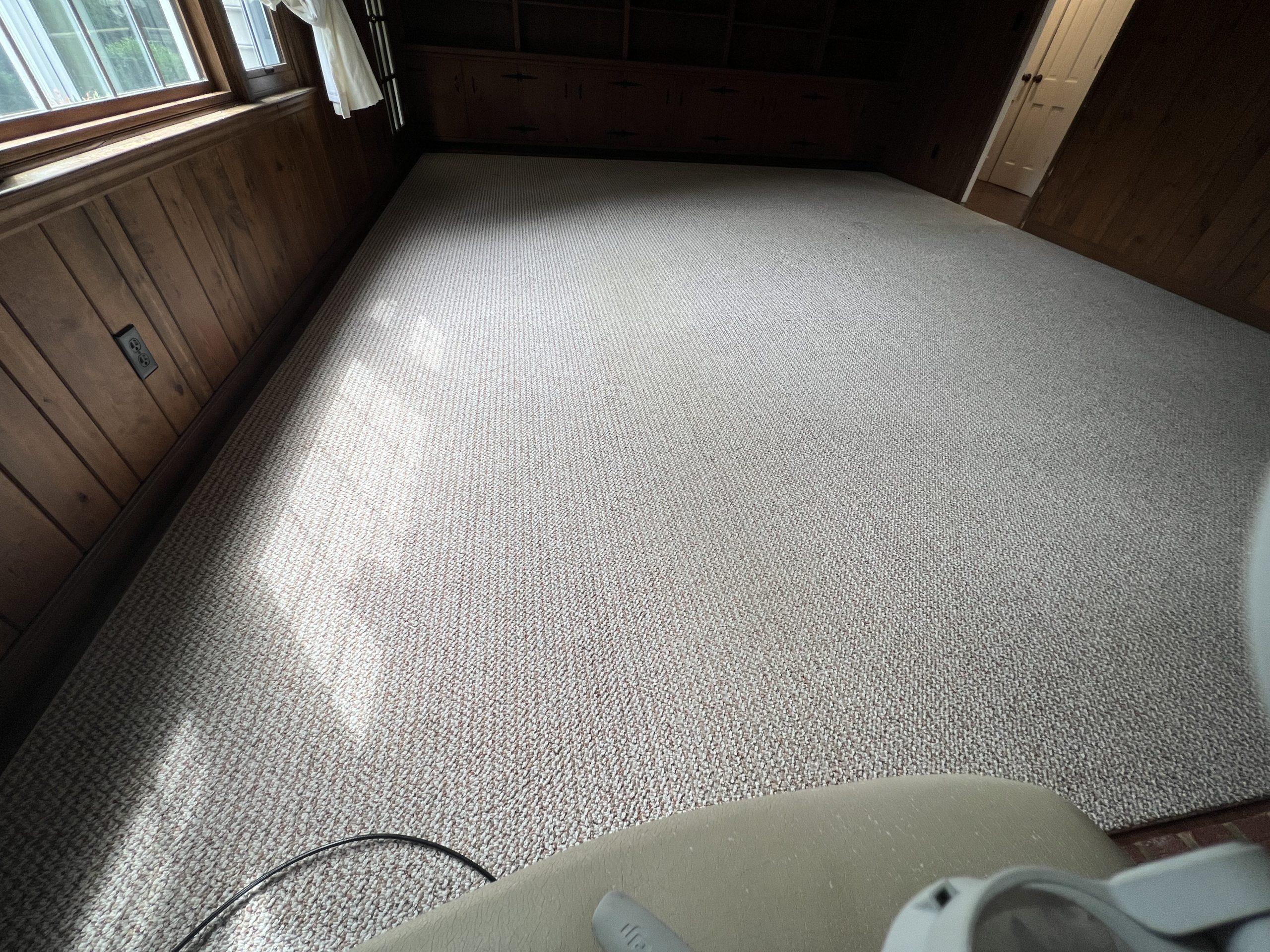 This carpet has been restored and stains removed in Salem, VA.